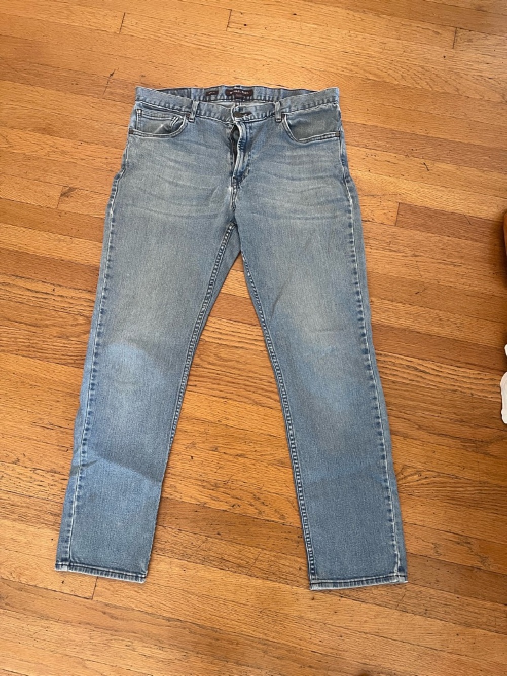 Michael Kors Grant Fit Blue Slim Straight Jeans